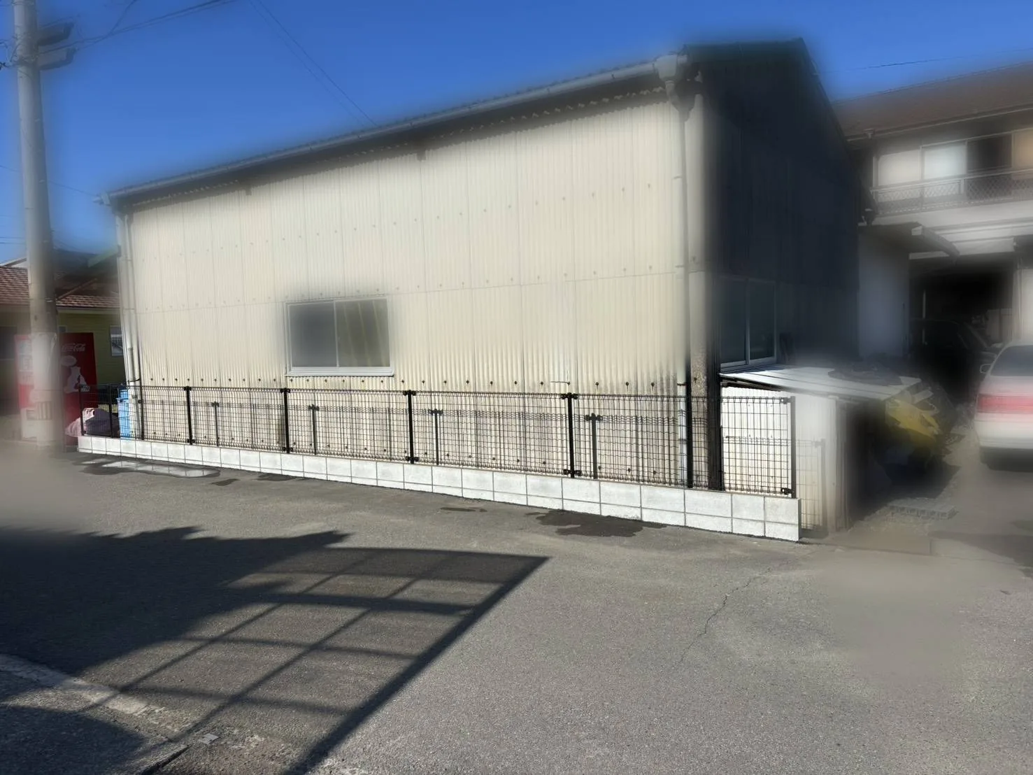 修理後【新居浜市下泉】ブロック塀からフェンスにやり換え