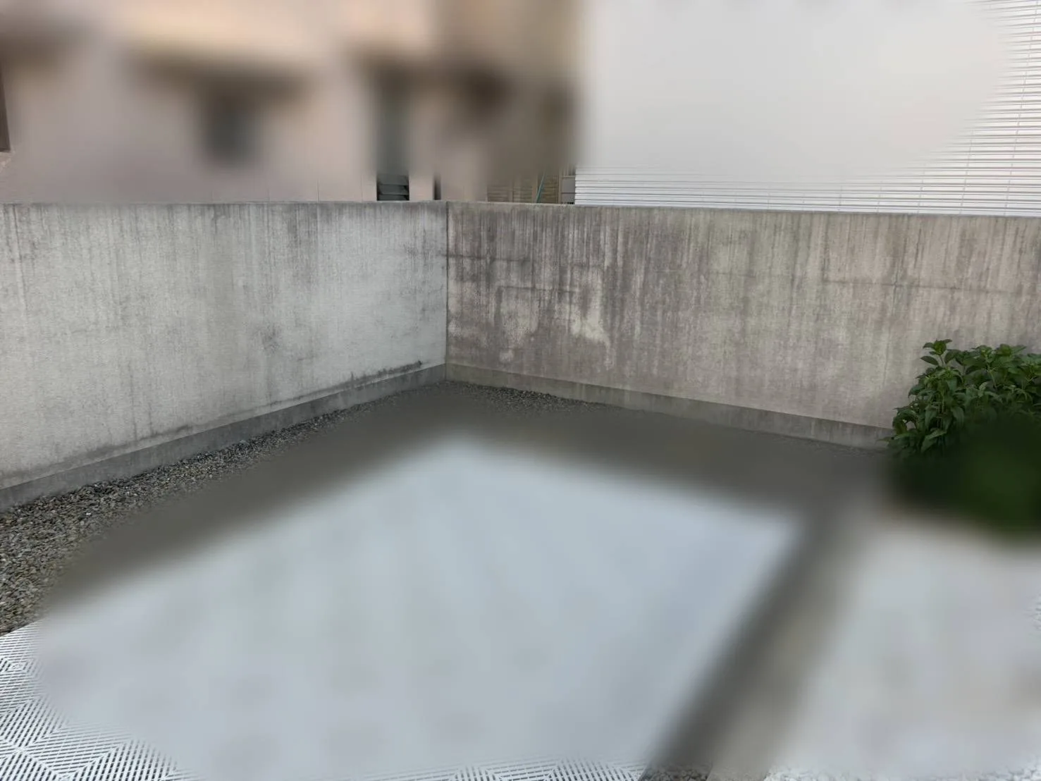 修理前【松山市此花町】ブロック、フェンス新設工事