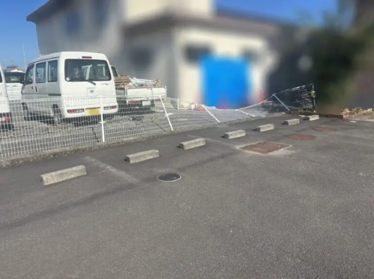 修理前【松山市高井】フェンス復旧工事